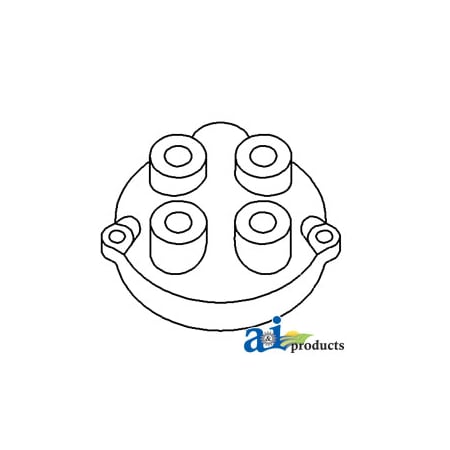 A & I Products Cap, Fairbanks-Morse Distibutor 3.75" x4" x2" A-C800